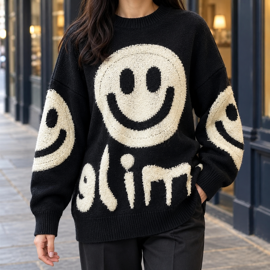 Oriane-Pearl Oversized Sweater