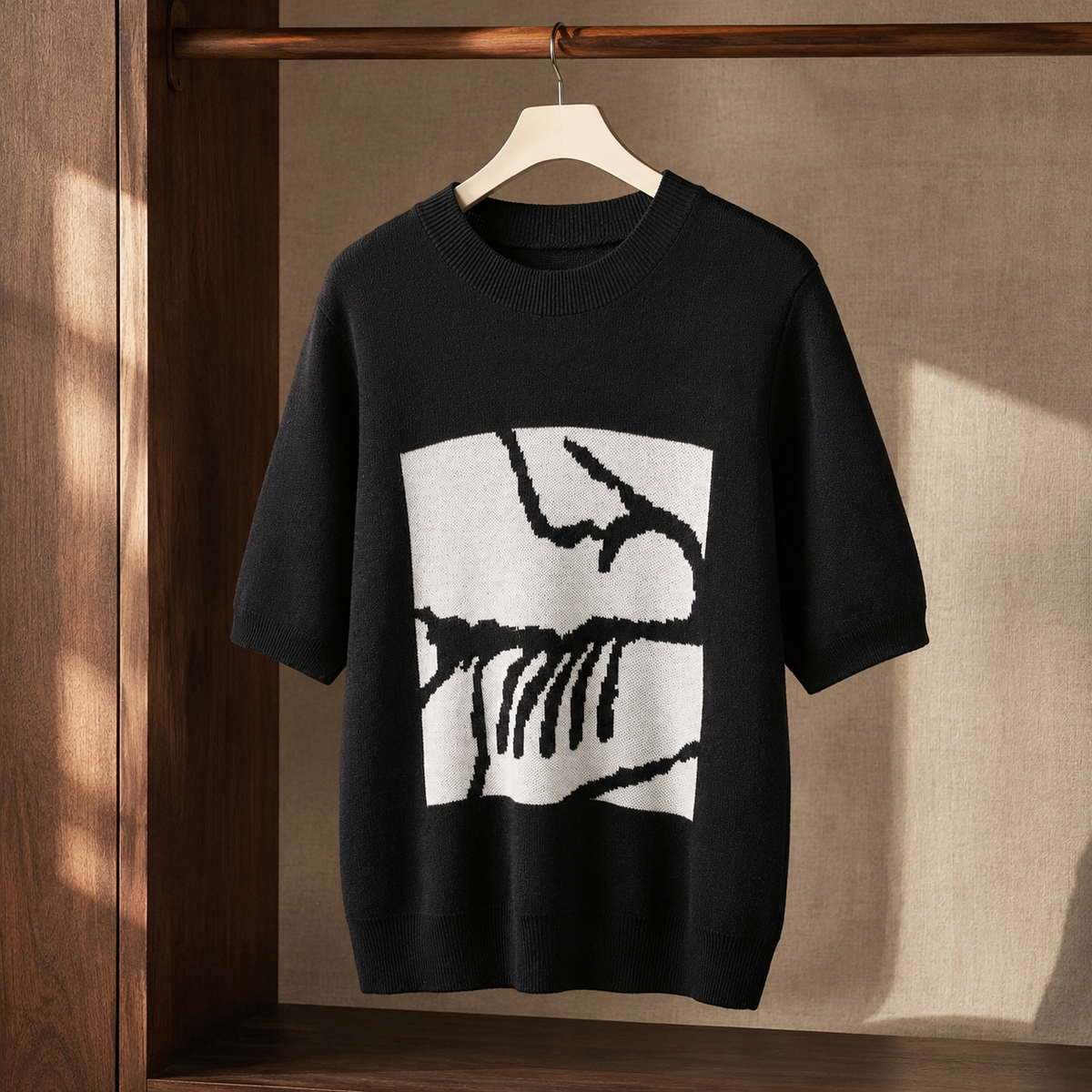 Severine Graphic Knit Top