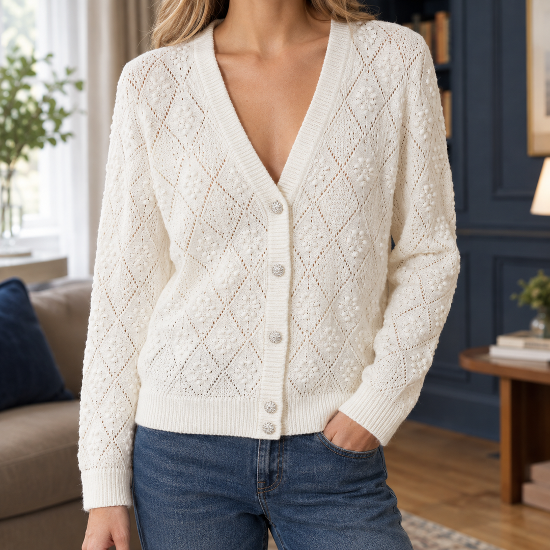 Fraser Pointelle Cardigan
