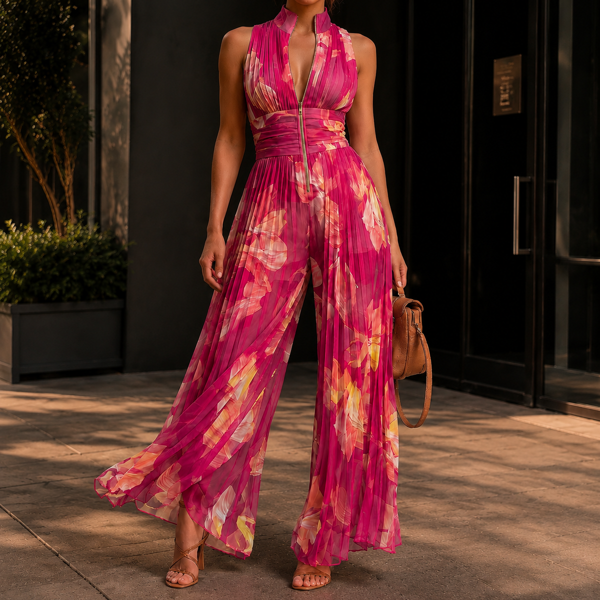 Mireille Wide Leg Jumpsuit