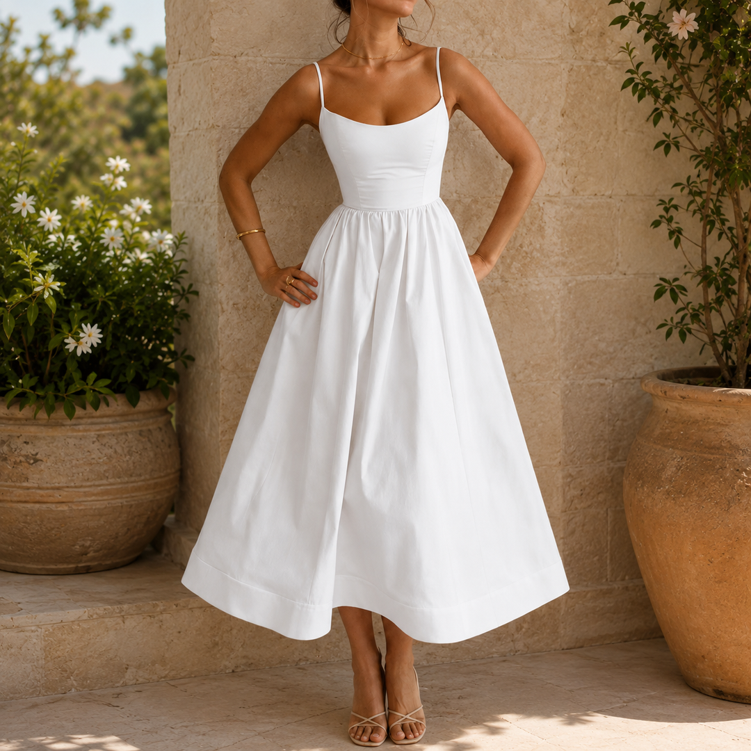 Bianca-Jane Scoop Neck Dress
