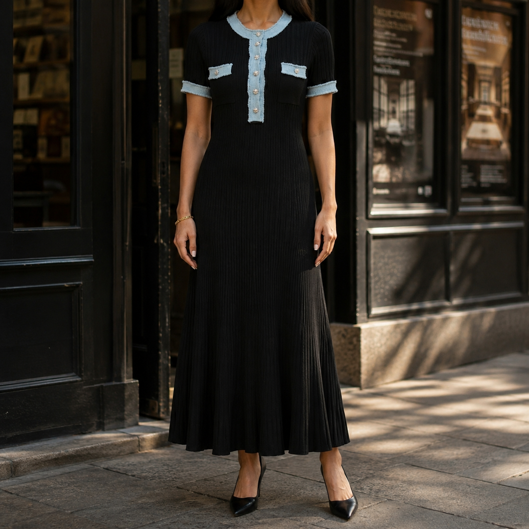 Estella Ribbed Midi Dress