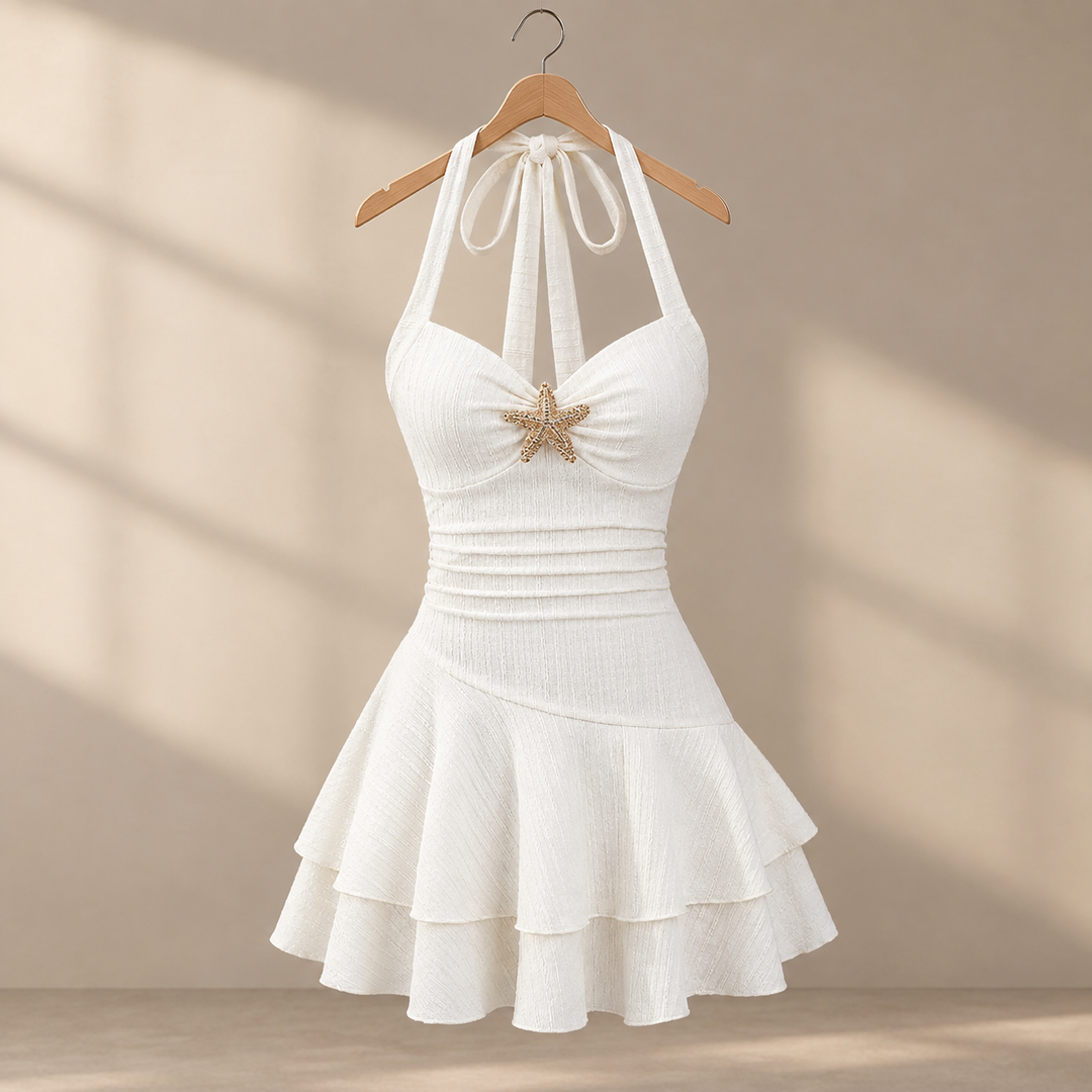 Paula Halter Mini Dress