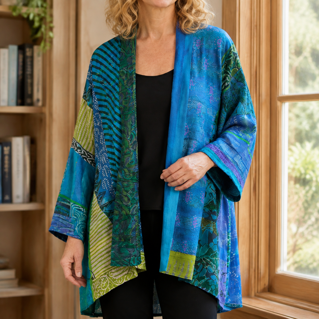 Fenna Patchwork Cardigan