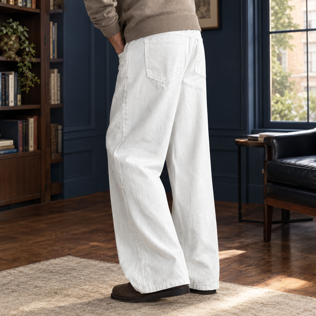 Warrick-Dean Wide Leg Jeans
