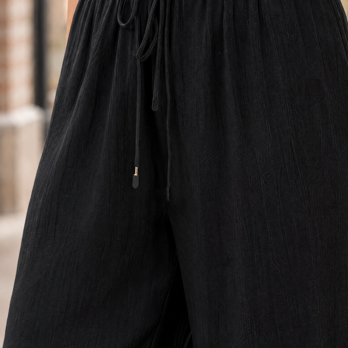 Yolande-Pearl Wide Leg Pants