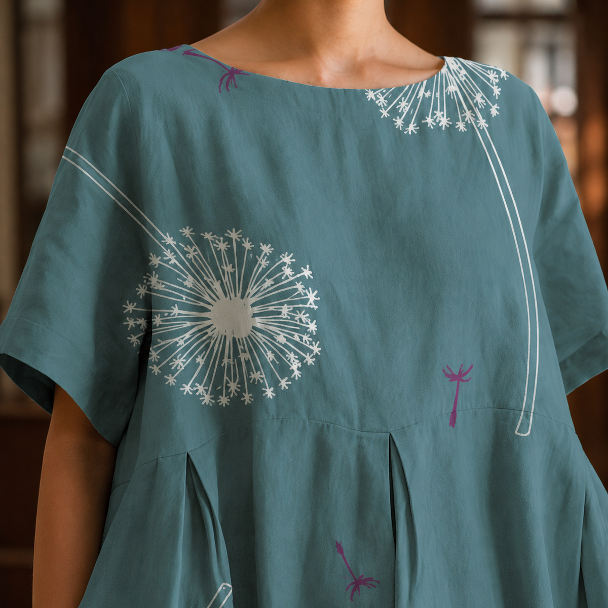 Bernadette-Sage Dandelion Dress