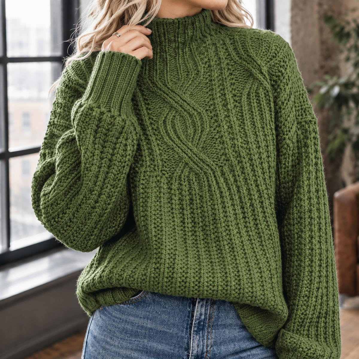 Perpetua Cable Knit Sweater