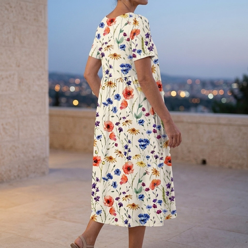 Celeste Gathered Sundress