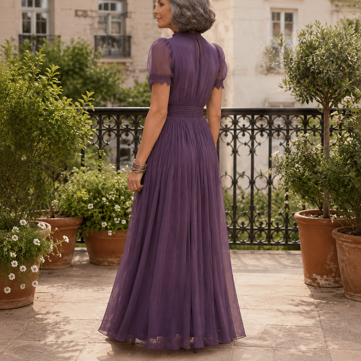 Carmen Keyhole Maxi Dress