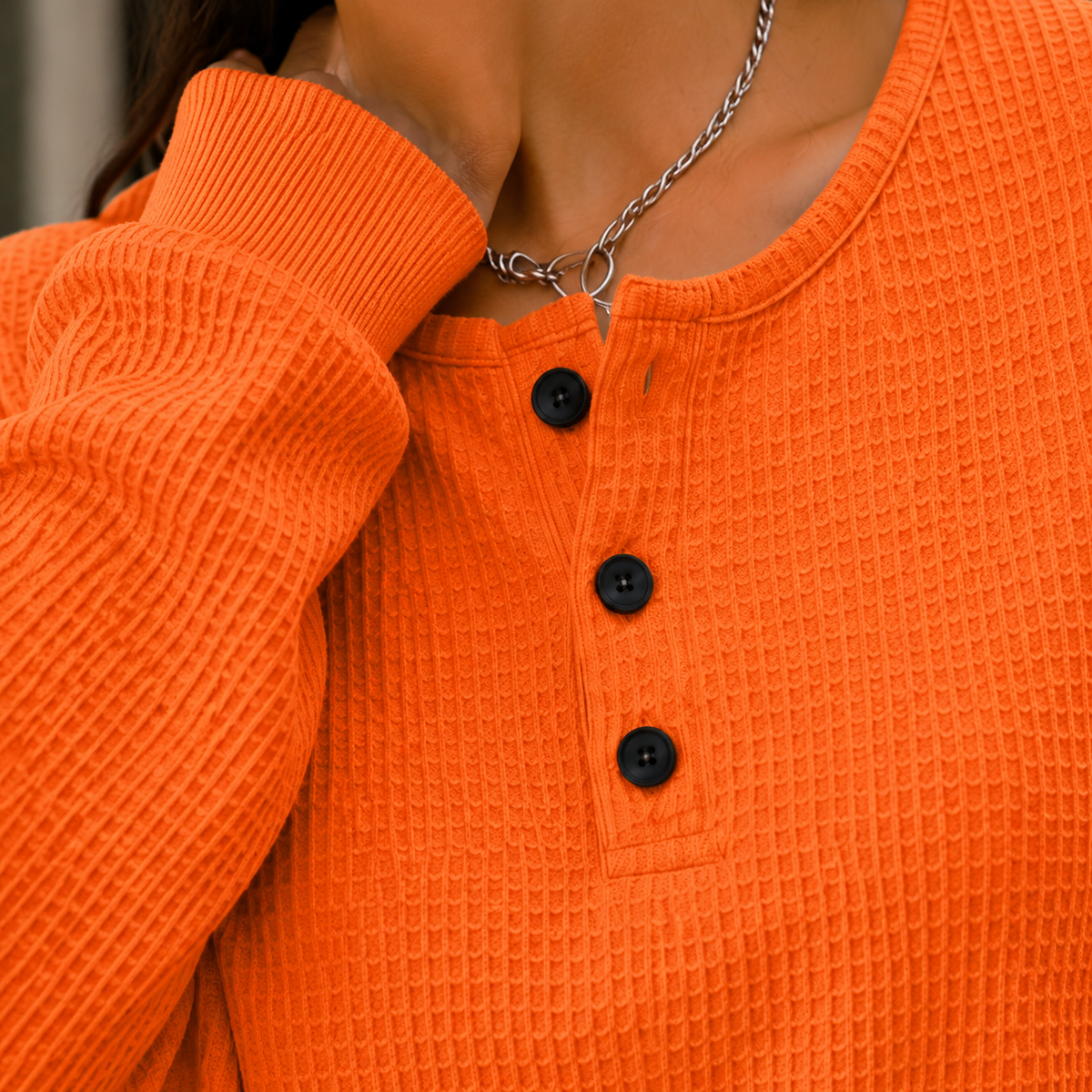 Annabel-Louise Waffle Sweater