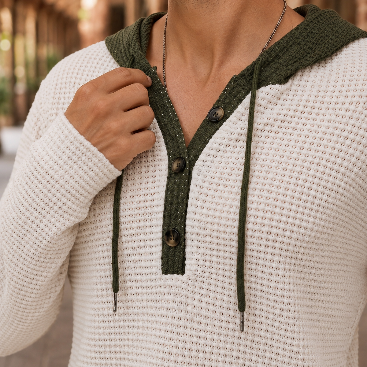 Yannick Waffle Sweater