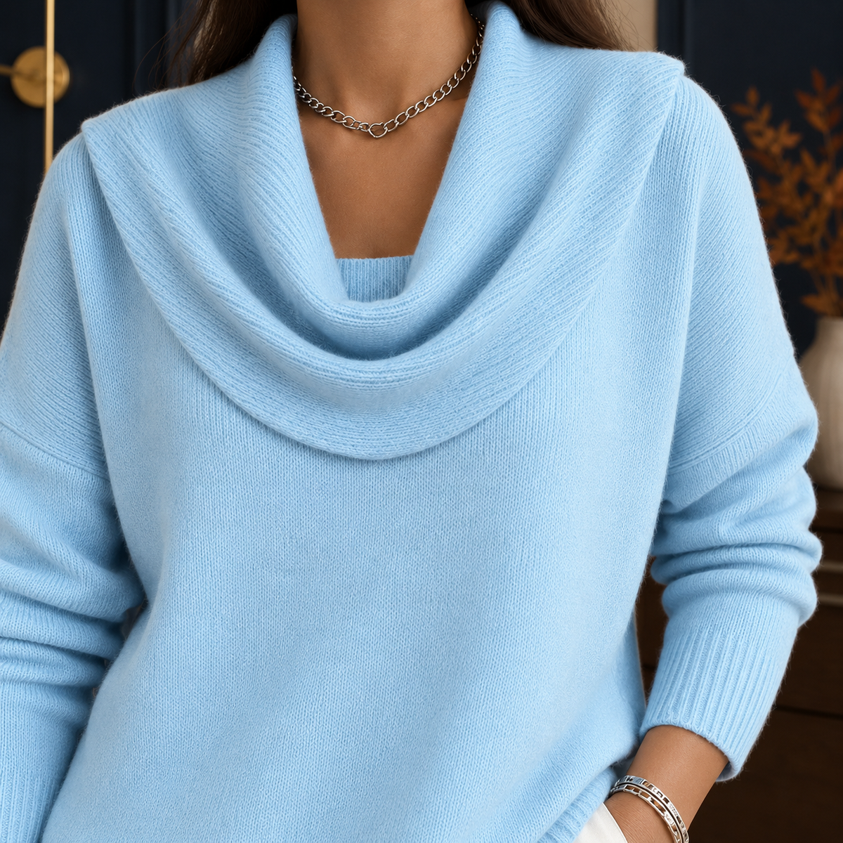 Sibylla Cowl Neck Sweater
