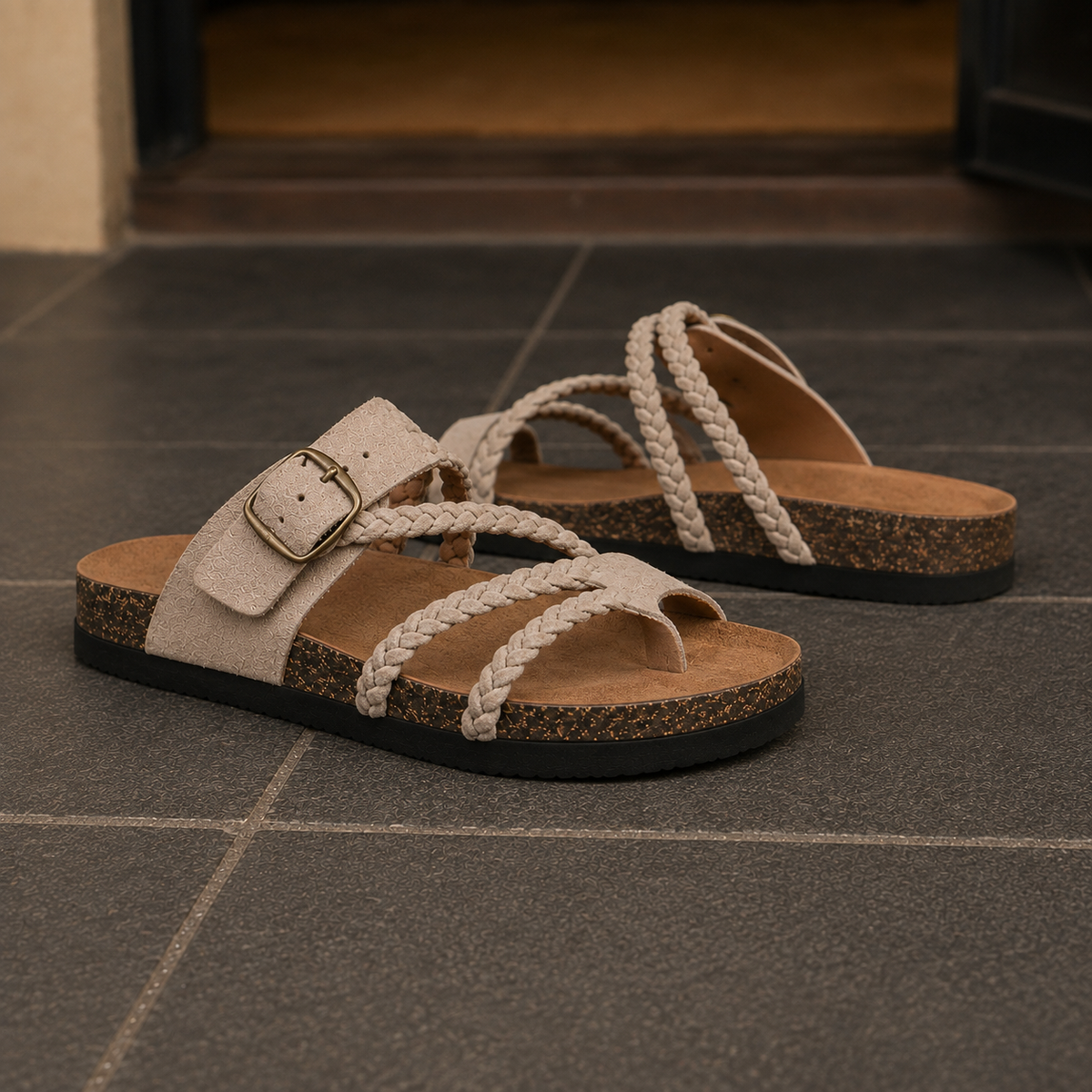 Spinelli Braided Sandals