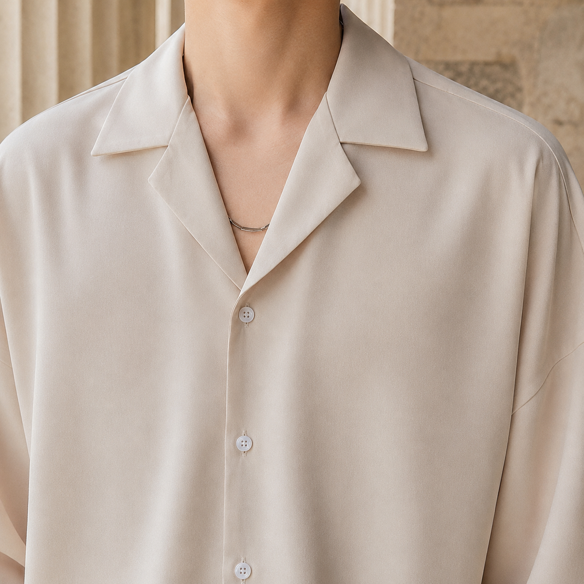 Aubin Cuban Collar Shirt
