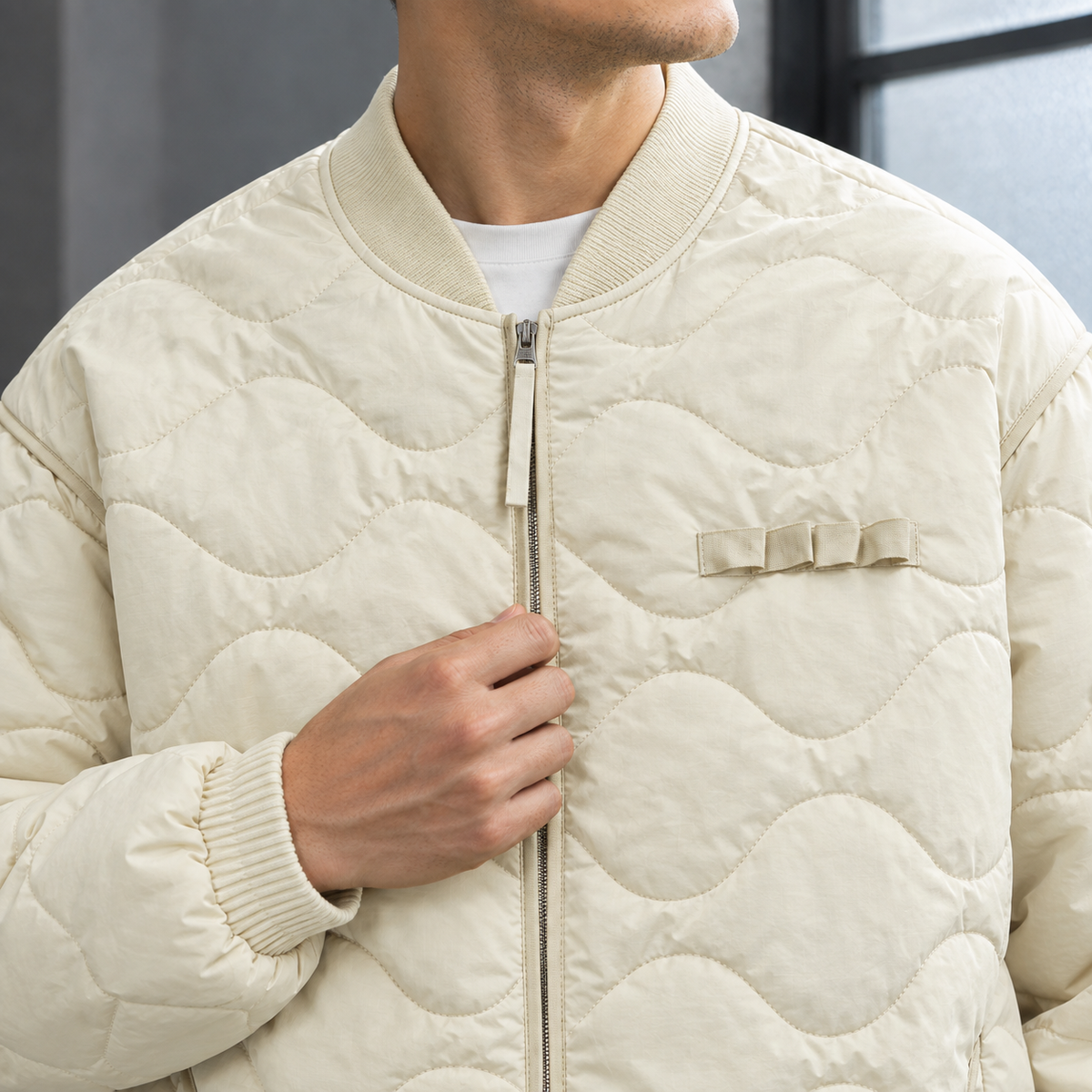 Otto-York Wave Quilted Jacket