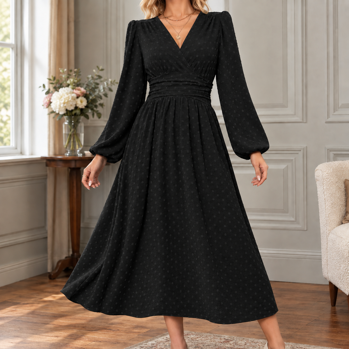 Celandine Ruched Dress