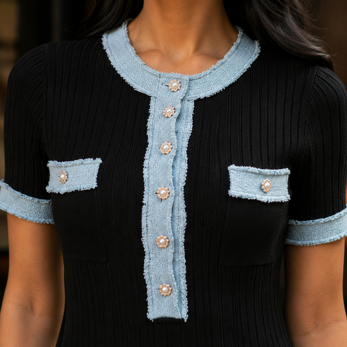 Estella Ribbed Midi Dress