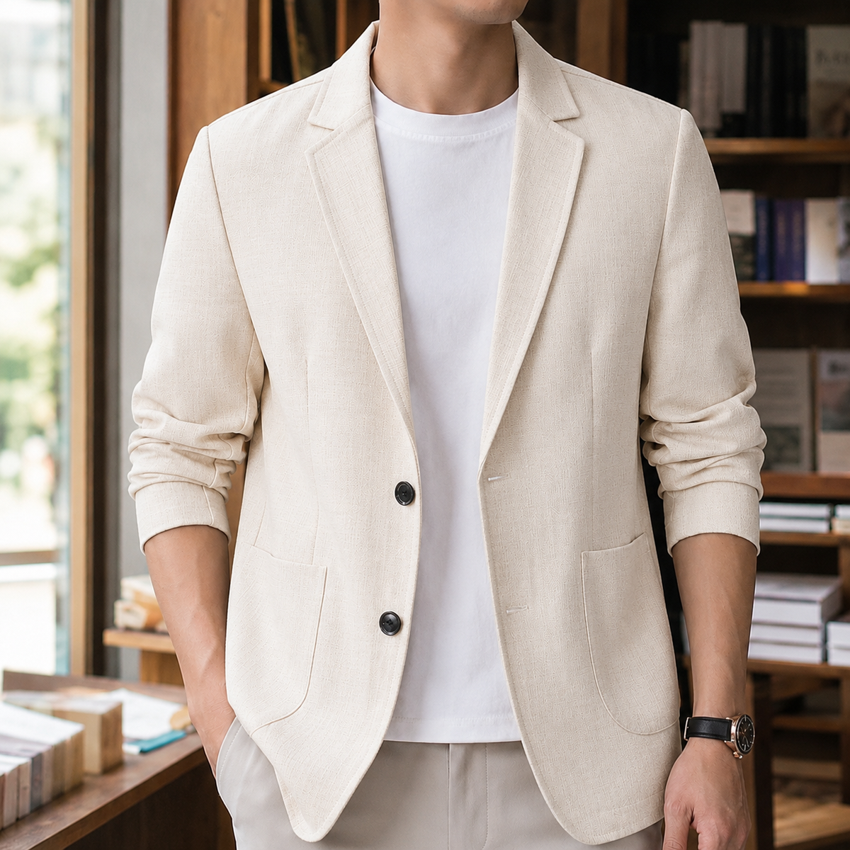 Bastien Woven Blazer