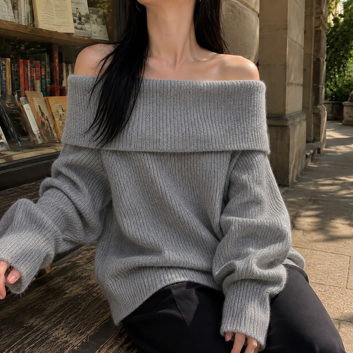 Magdalena Off Shoulder Sweater