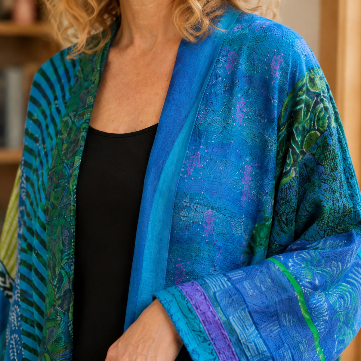 Fenna Patchwork Cardigan