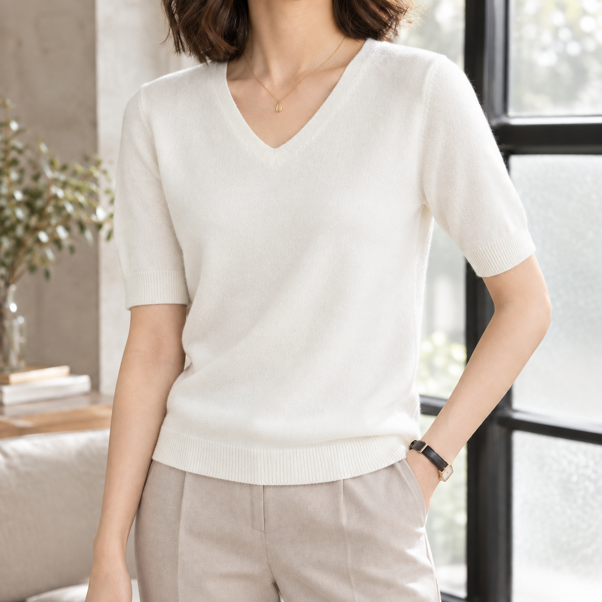 Phoebe-June V-Neck Sweater