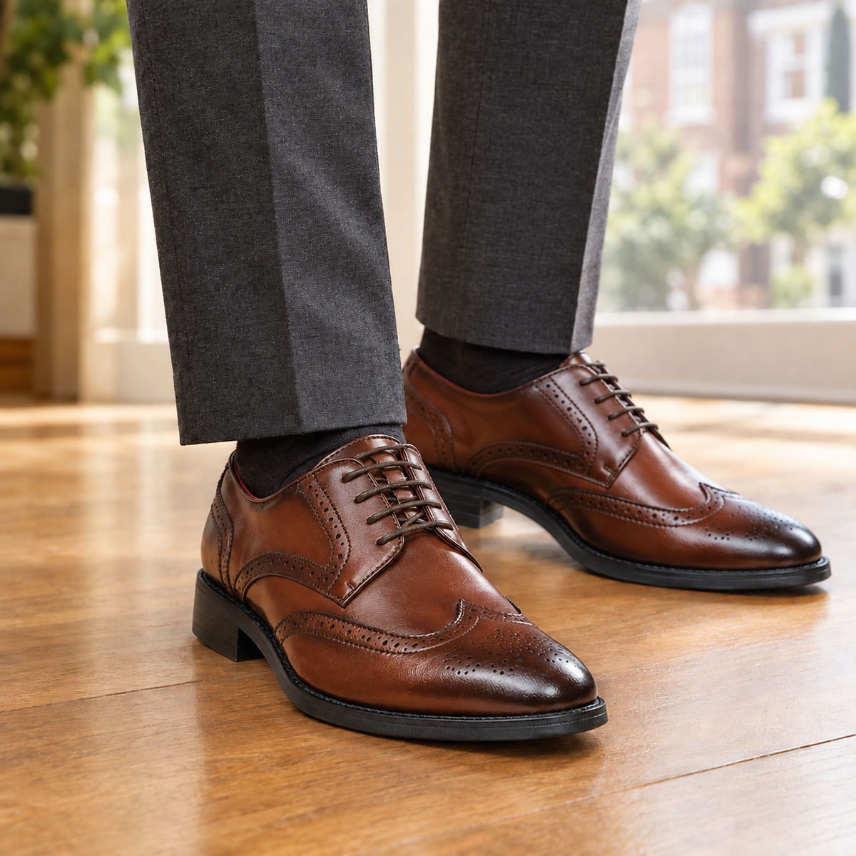 Sforza Leather Brogues