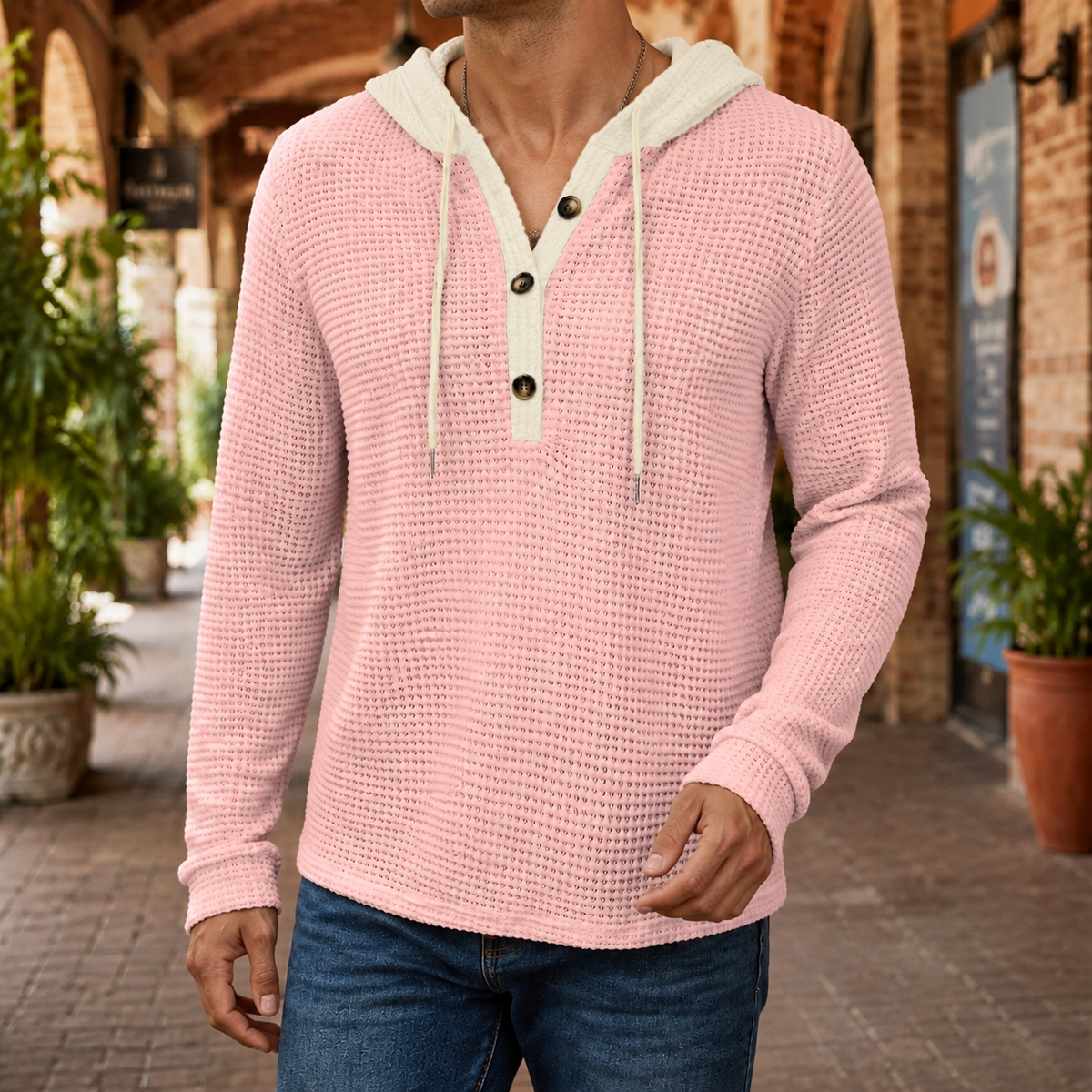 Yannick Waffle Sweater