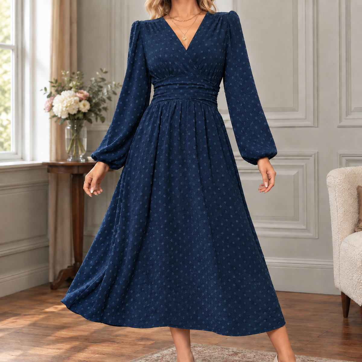 Celandine Ruched Dress