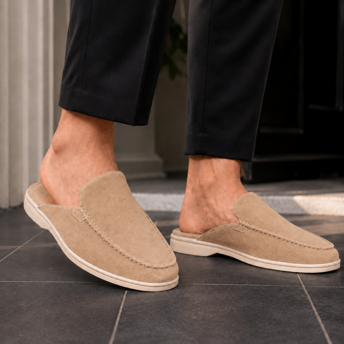 Ruggeri Suede Mule Loafers