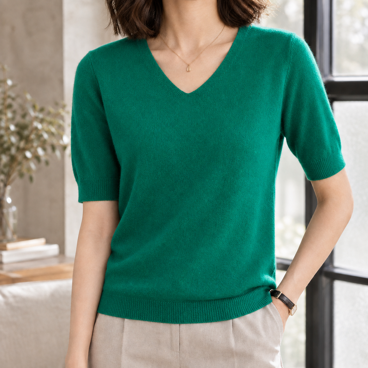 Phoebe-June V-Neck Sweater