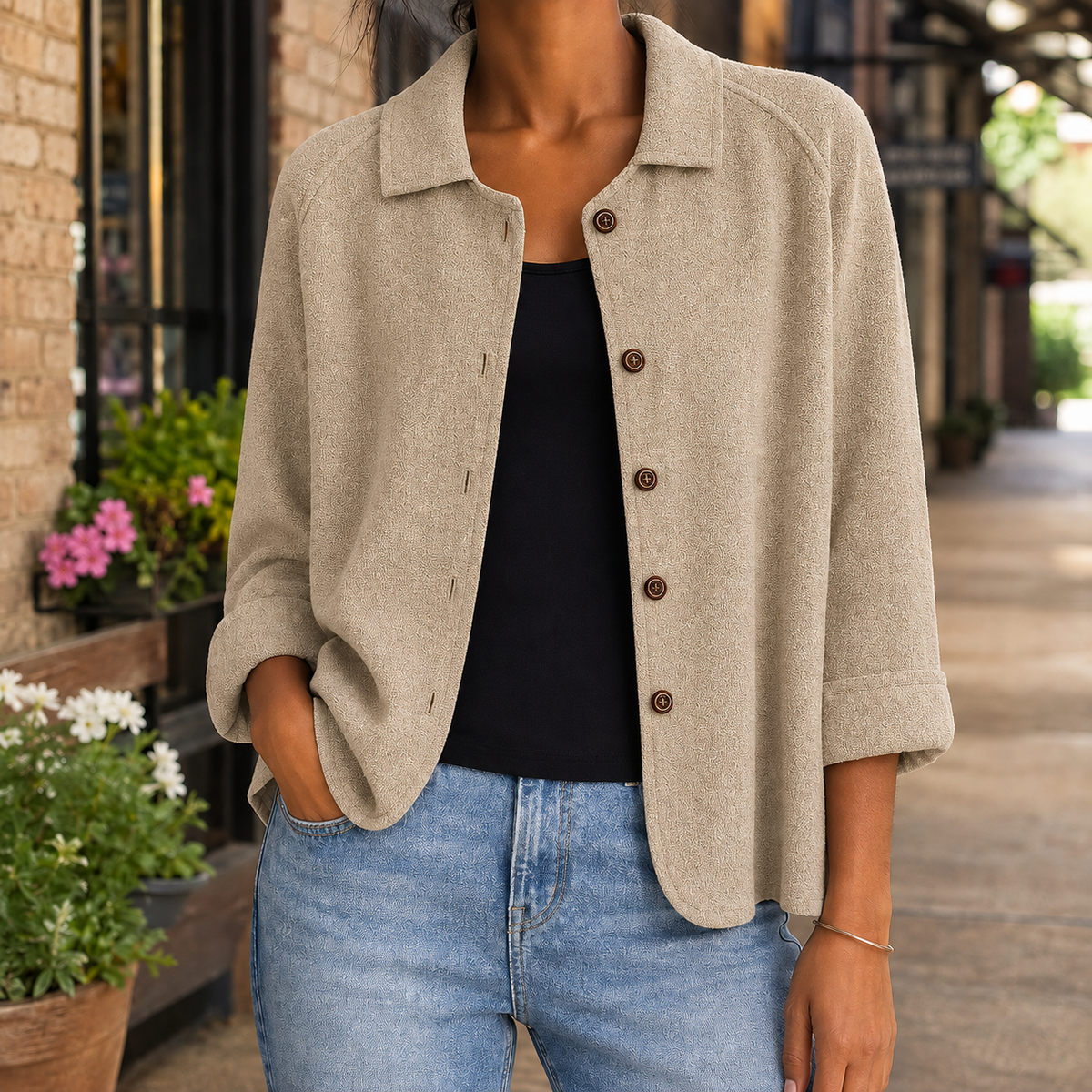 Soraya-Lane Collared Sweater
