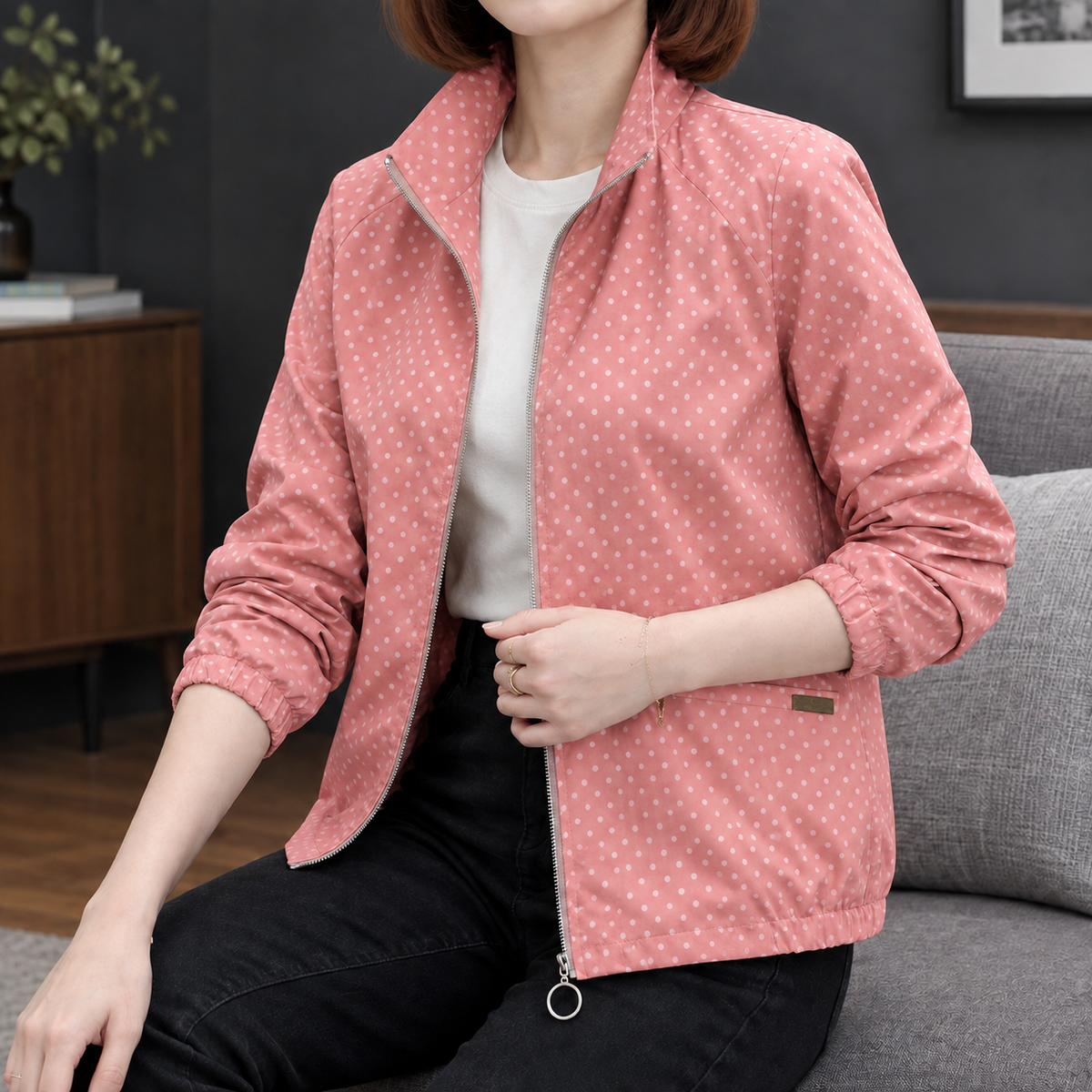 Stacey Polka Dot Jacket