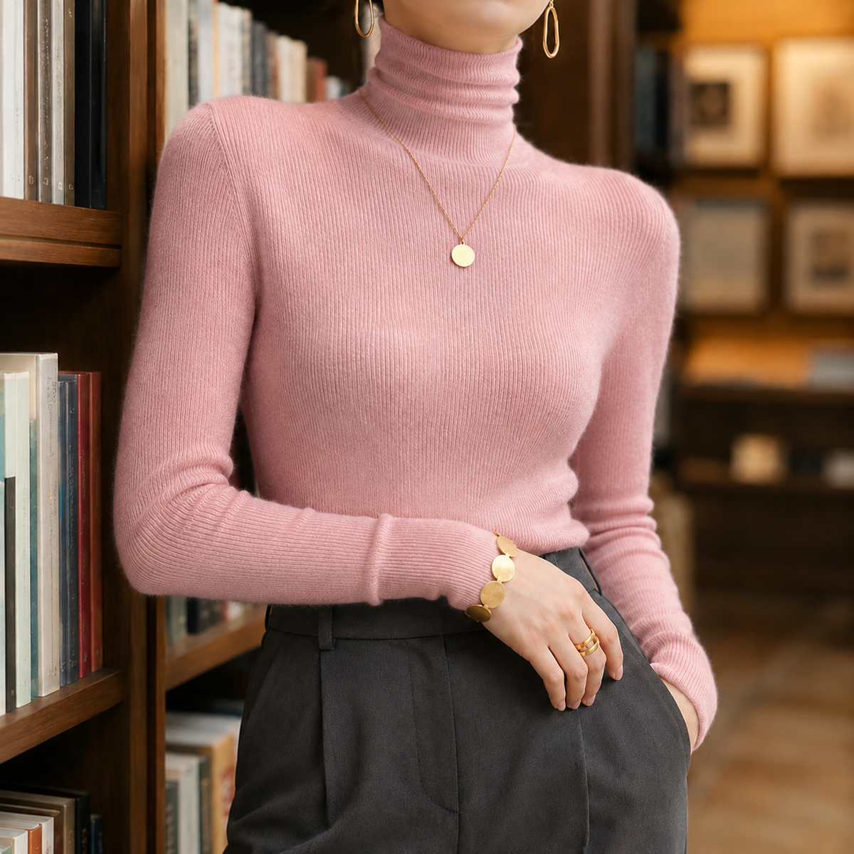 Genevieve-Rose Cashmere Sweater