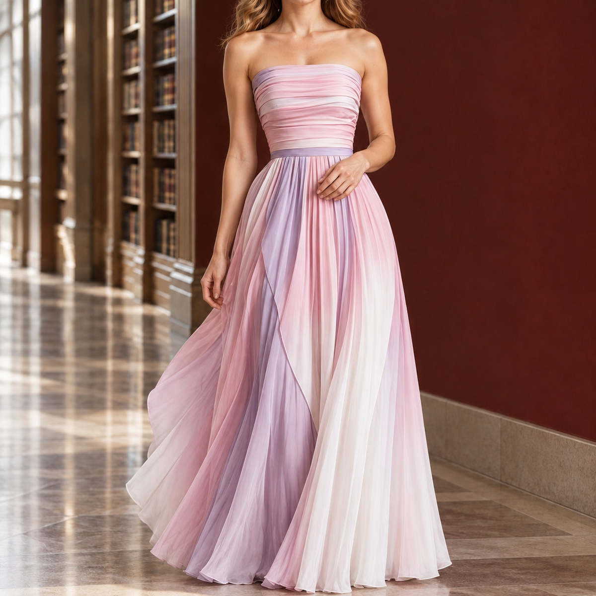 Madeline-Faye Strapless Dress