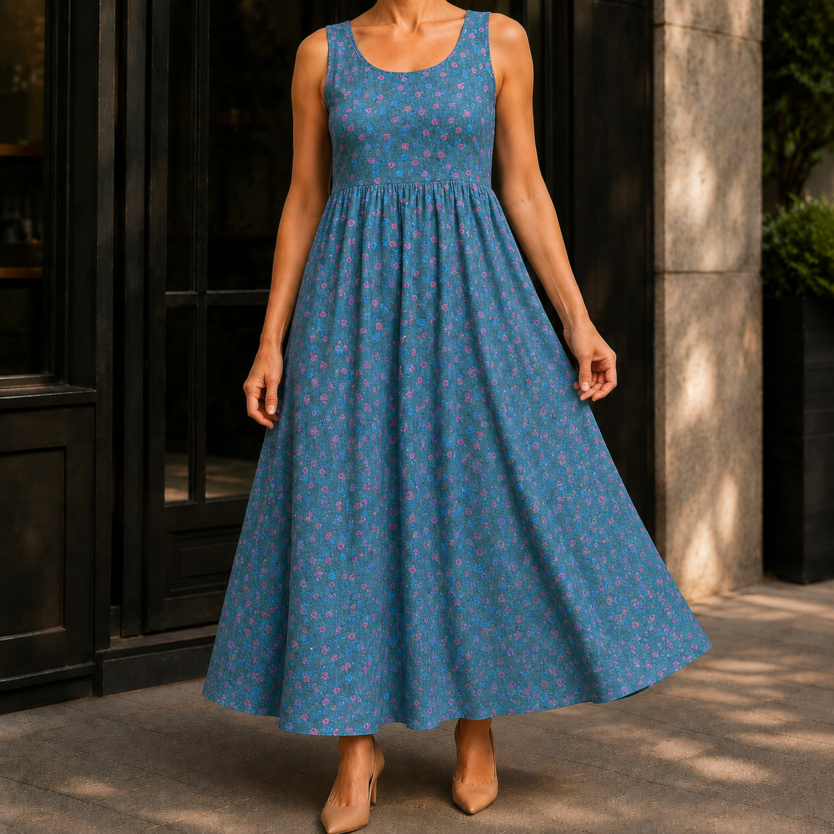Maia-Jane Tiered Maxi Dress