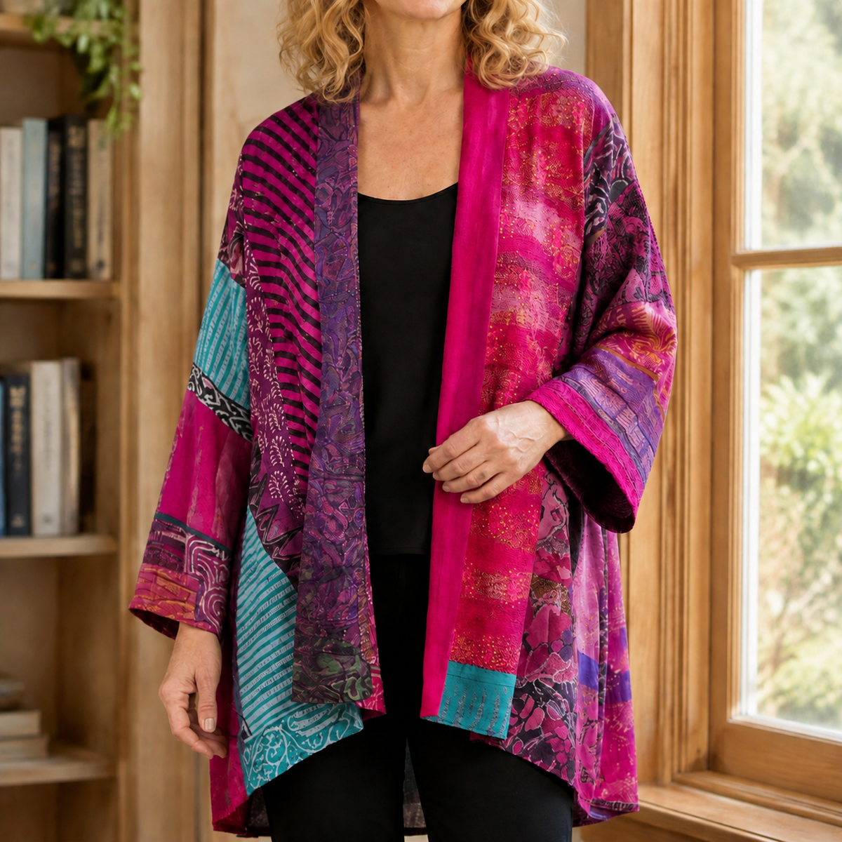Fenna Patchwork Cardigan