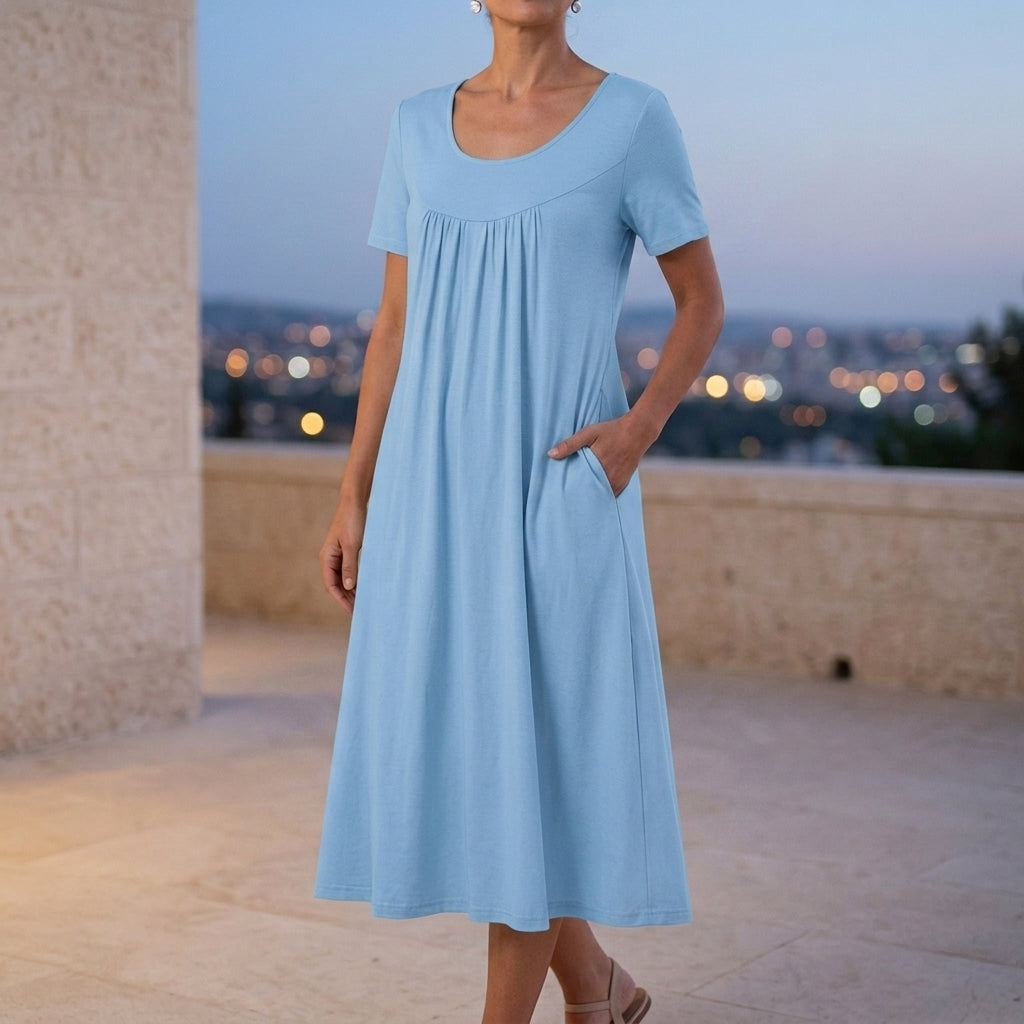 Celeste Gathered Sundress