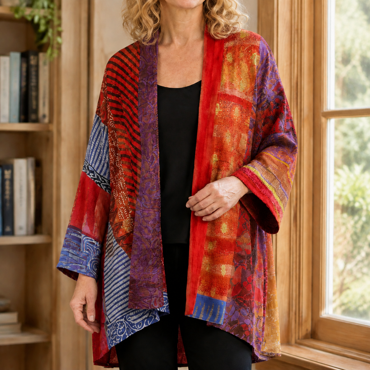 Fenna Patchwork Cardigan
