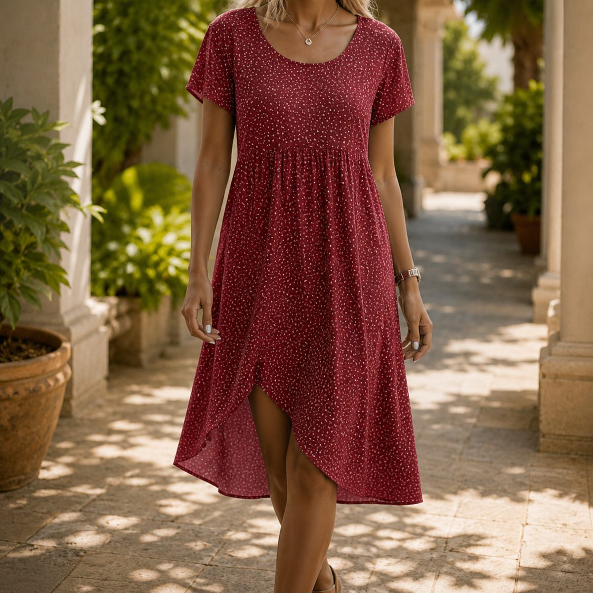 Aimee-Jane Boho Midi Dress