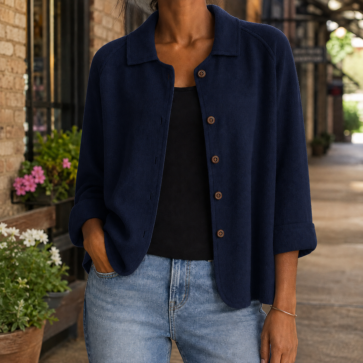 Soraya-Lane Collared Sweater