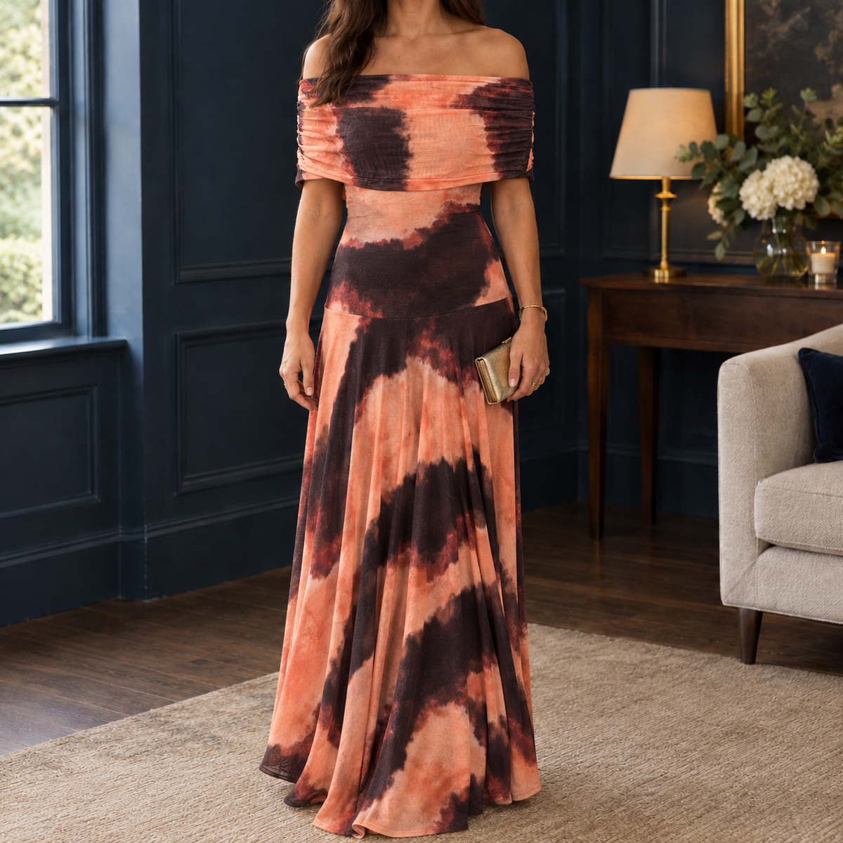 Bianca-Jade Off Shoulder Dress