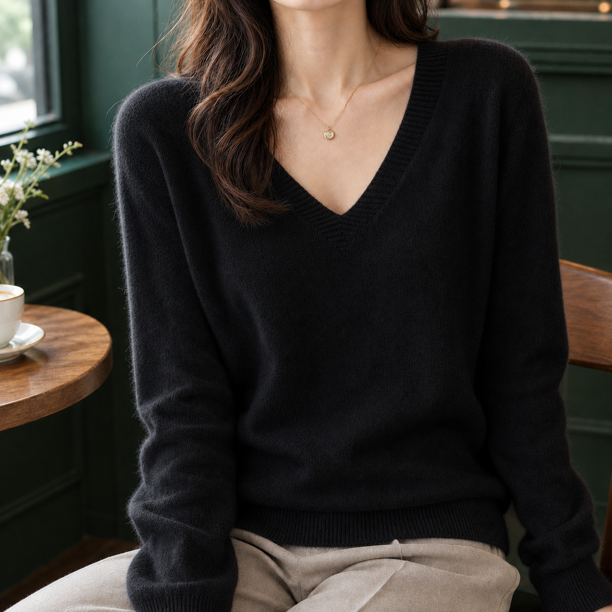Angelique V-Neck Sweater