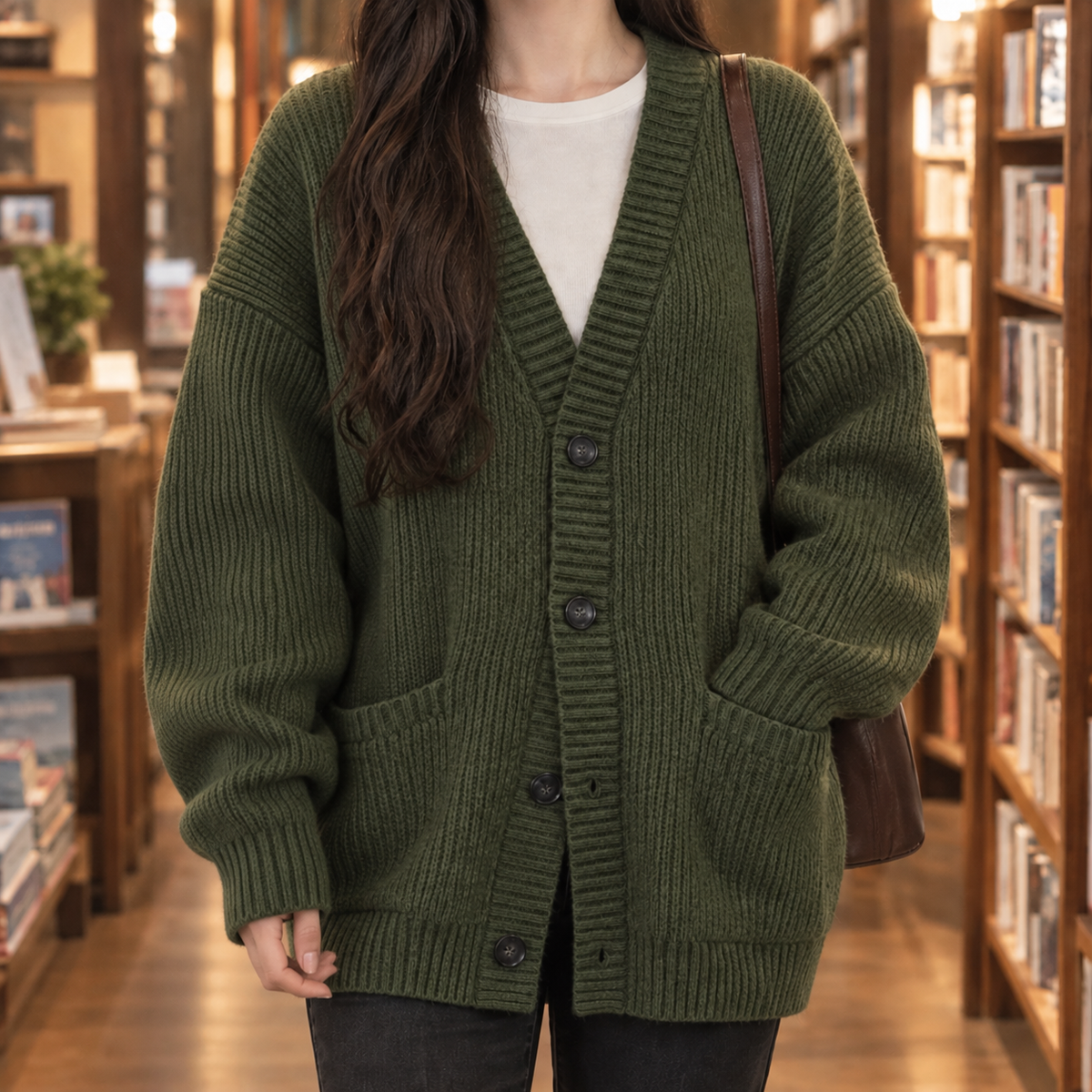 Clemence Ribbed Cardigan