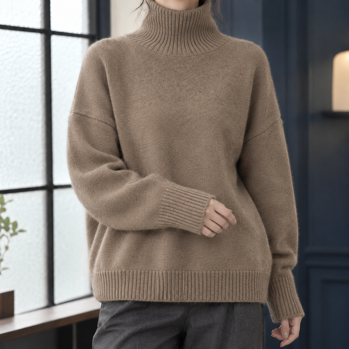 Cleo-Marie Wool Turtleneck