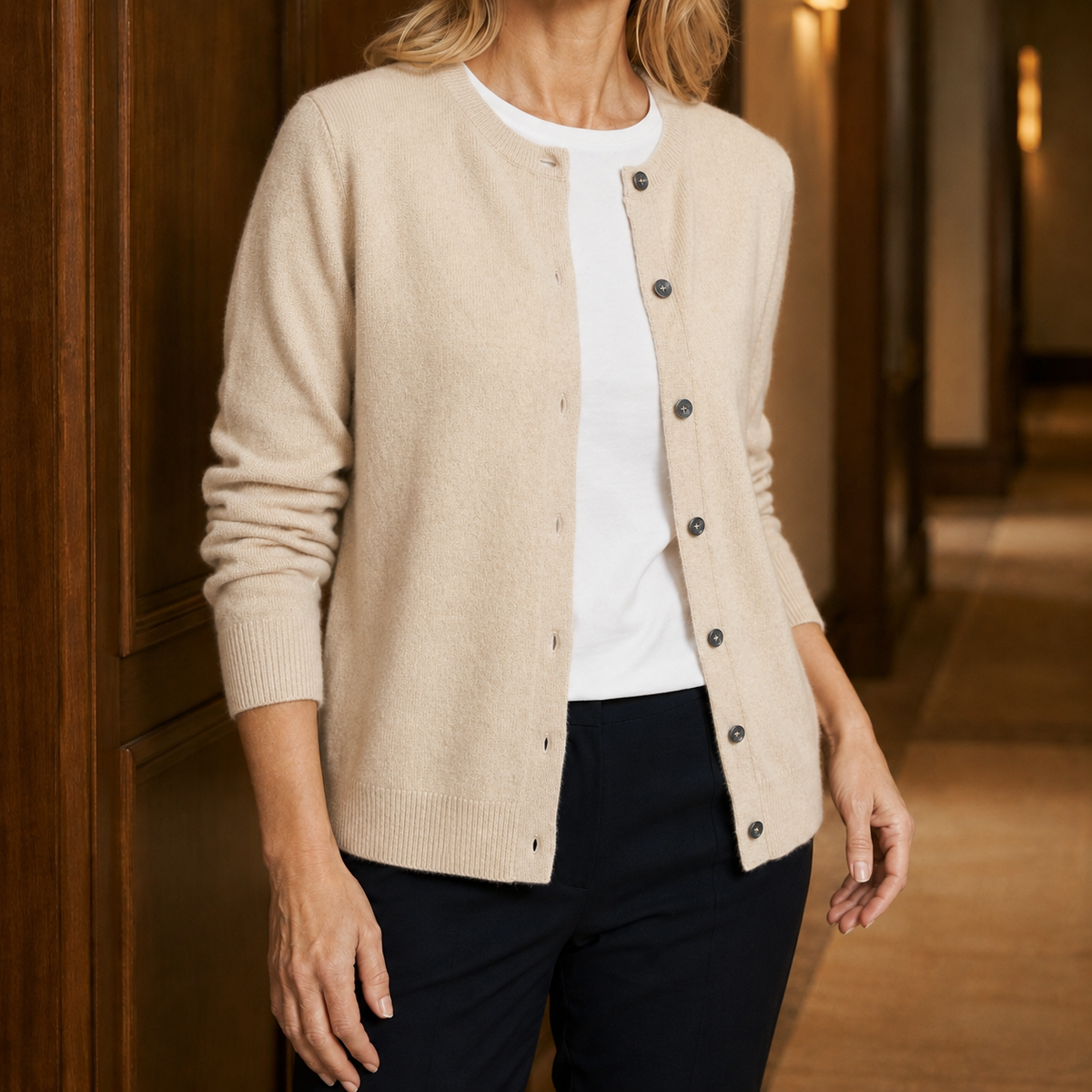 Annabel-Jane Crew Neck Sweater