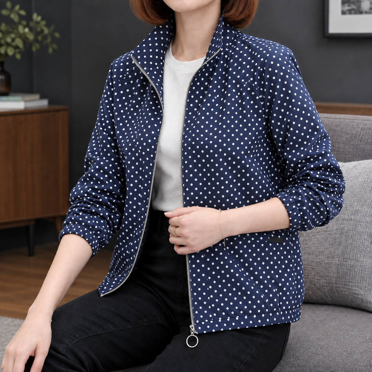 Stacey Polka Dot Jacket