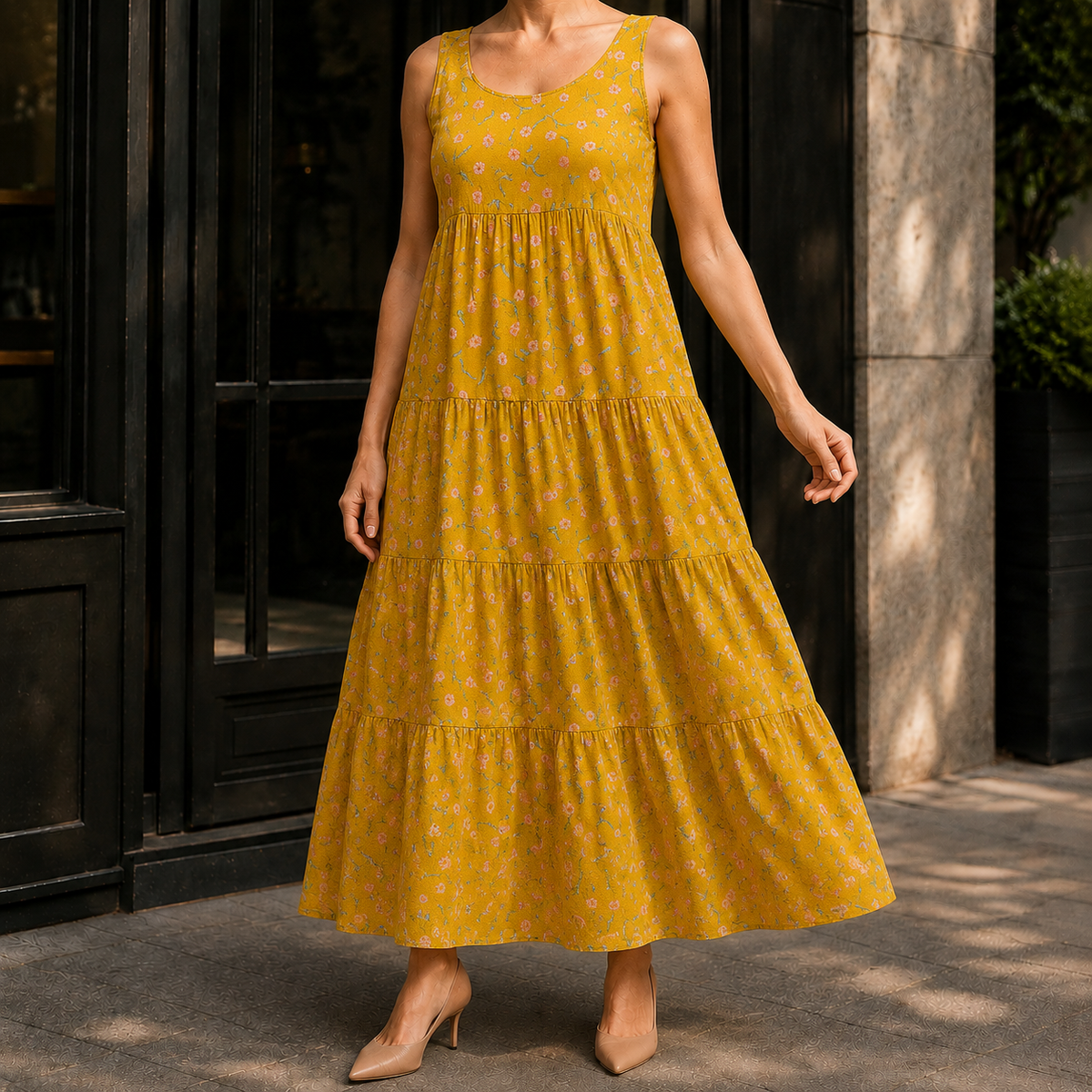 Maia-Jane Tiered Maxi Dress