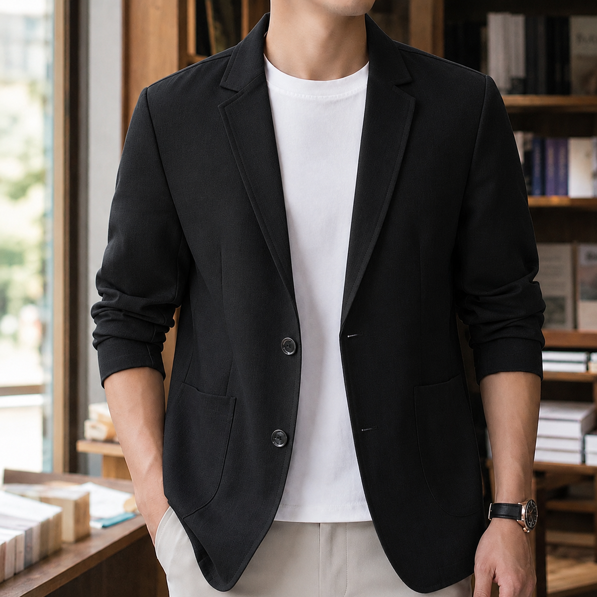 Bastien Woven Blazer