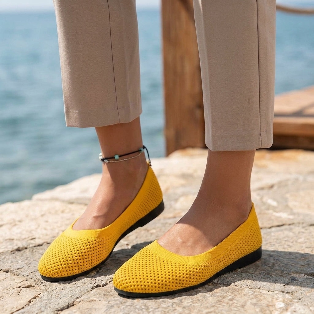 Fiorella Knit Wedge Heels